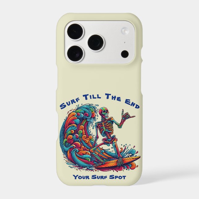 Colourful Skeleton Surfer (Back)