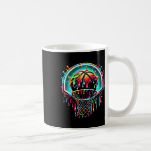 Colourful Sketll Dripping Colour Splash Hoop Net D Coffee Mug