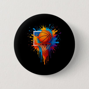 Colourful Sketll Tie Dye Funny Gift For Men Women 6 Cm Round Badge