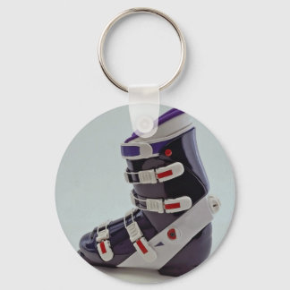 Colourful Ski boot Key Ring