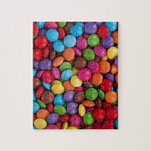 Colourful skittles candy jigsaw puzzle (Vertical)