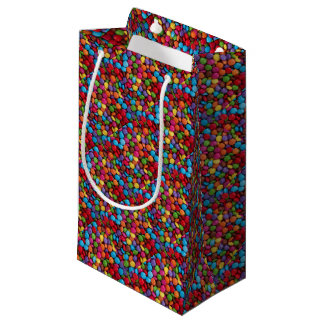 Colourful skittles candy small gift bag