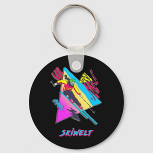 Colourful Skiwelt Adventure Design Ski Skier Skiin Key Ring
