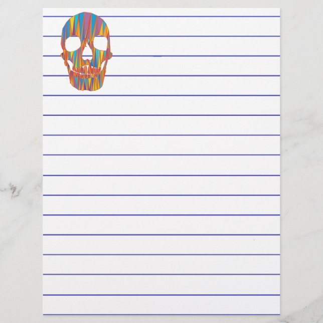 Colourful Skull (Front)