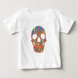 Colourful Skull Baby T-Shirt