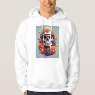 Colourful Skull T-shirt Hoodie