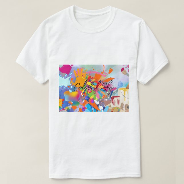 Colourful Sky T-Shirt (Design Front)