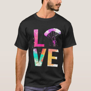 Colourful Skydiving Mum Gifts Skydiving T-Shirt
