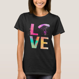 Colourful Skydiving Mum Skydiving T-Shirt