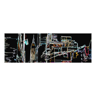 Colourful skyline in Manhattan Photo Print