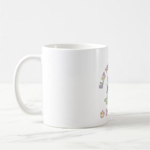 Colourful Slay Your Inner Demons Skull and Sword Coffee Mug