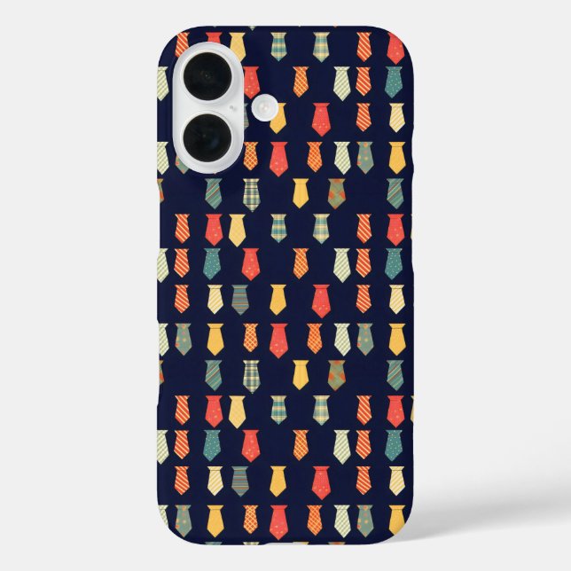 Colourful Small Ties Pattern Case-Mate iPhone Case (Back)