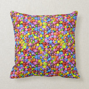 Colourful Smarties Sweet Candy Cushion
