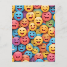 Colourful Smile Emoji