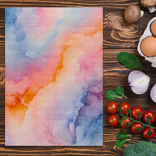 Colourful Smoke Art Chopping Board