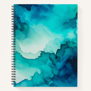 Colourful Smoke Art Spiral Notebook