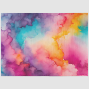 Colourful Smoke Art Tissue Paper
