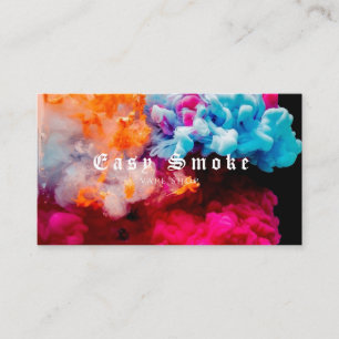 Colourful Smokes Vape Shop Business Card