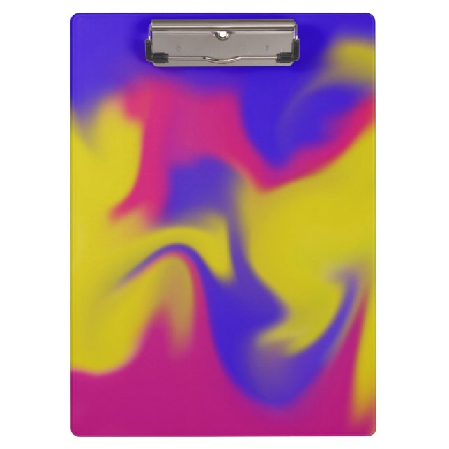 Colourful Smudge Clipboard (Front)