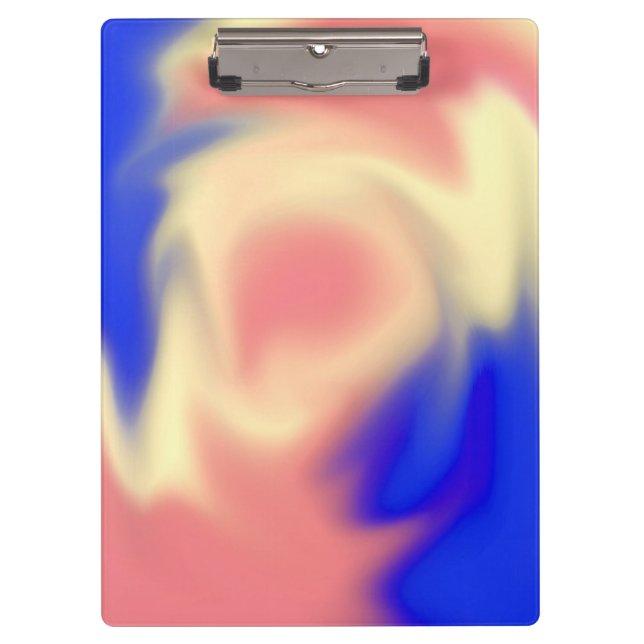 Colourful Smudge Clipboard (Front)