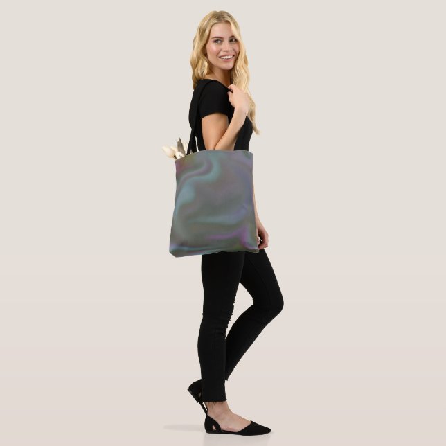 Colourful Smudge Tote Bag (On Model)