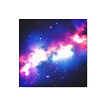 Colourful Snake Nebula Galaxy Stretched Canvas