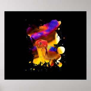 Colourful Snake Poster