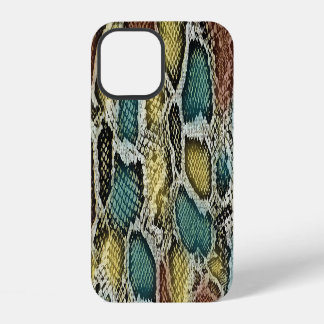 Colourful snake skin: seamless design. iPhone 12 case