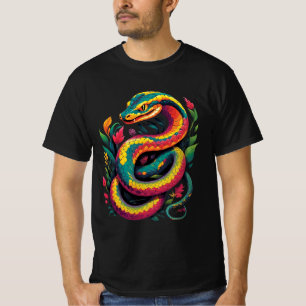Colourful Snake T-Shirt