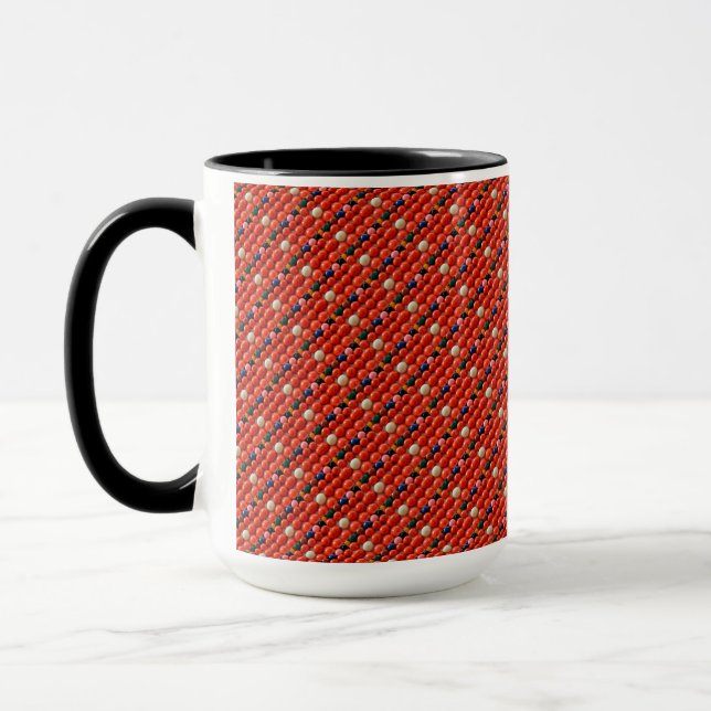 Colourful Snooker Balls, Mug (Left)