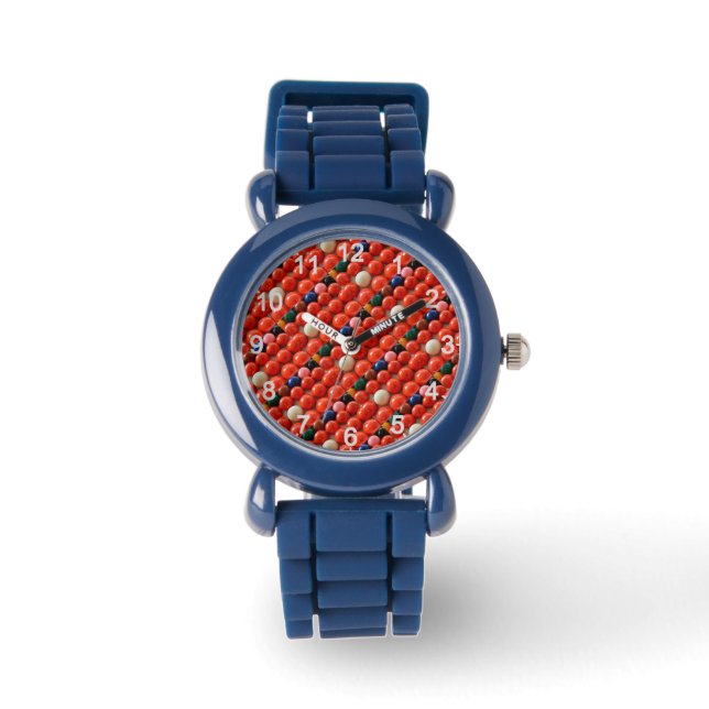 Colourful Snooker Balls, Watch (Front)