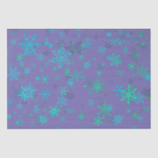 Colourful Snowflake Tissue Paper