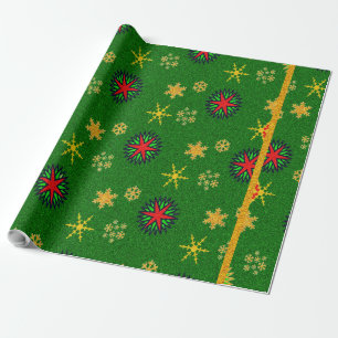 Colourful Snowflakes - Wrapping Paper