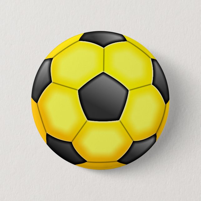 Colourful Soccer Balls 6 Cm Round Badge (Front)