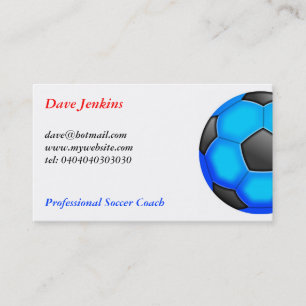 Colourful Soccer Balls Business Card