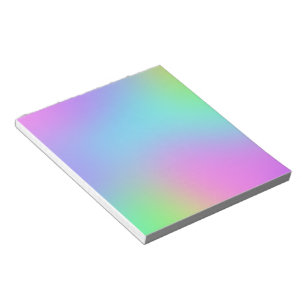 Colourful Soft Gradient Notepad