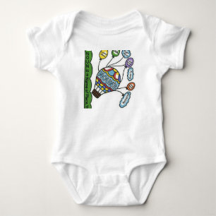 Colourful Solar System Hand-Drawn Chart – Kids Lea Baby Bodysuit