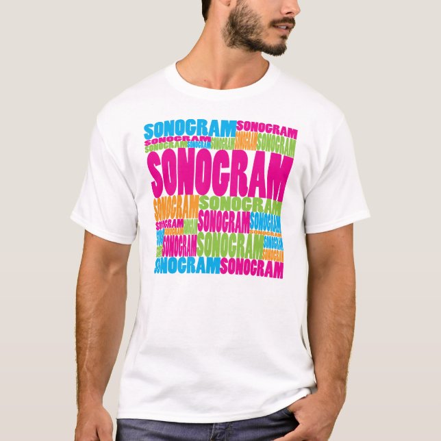 Colourful Sonogram T-Shirt (Front)