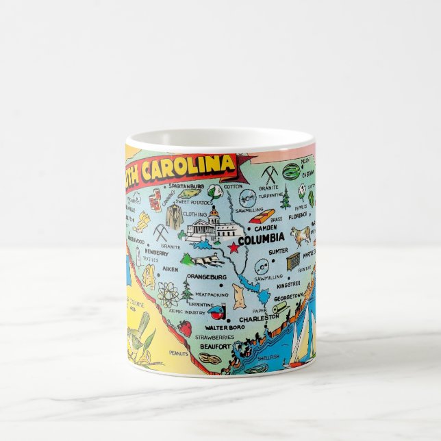 Colourful South Carolina Mug (Center)