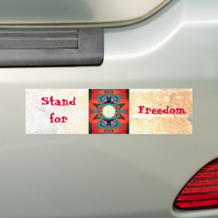 Colourful South Western Geometric Pattern Bumper Sticker