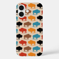 Colourful Southwestern Buffalo Pattern