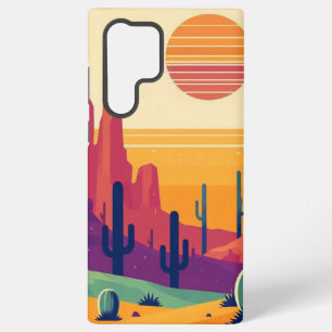 Colourful southwestern desert art samsung galaxy case