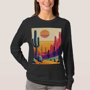 Colourful southwestern desert art T-Shirt