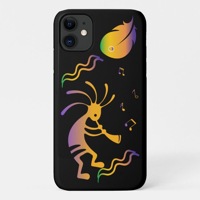 Colourful Southwestern Kokopelli  Case-Mate iPhone Case (Back)