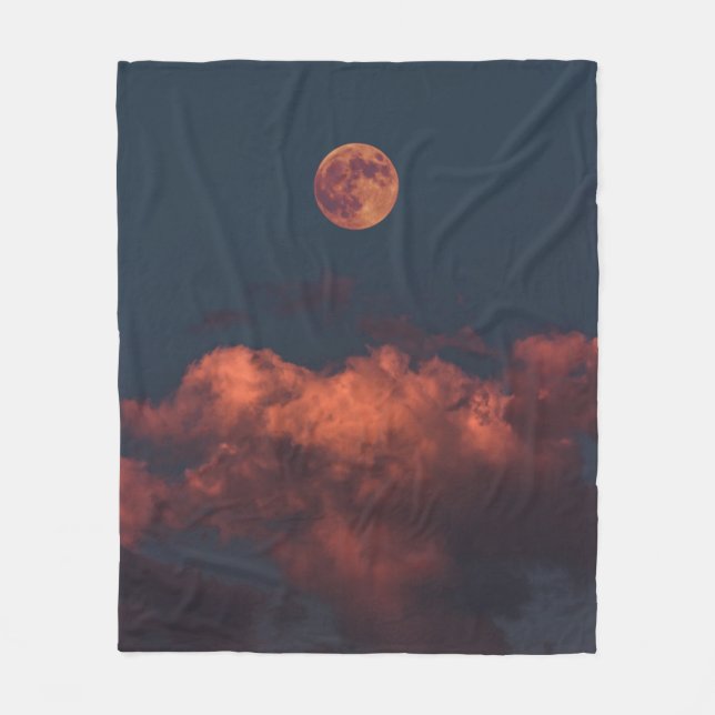Colourful Space Fleece Blanket (Front)