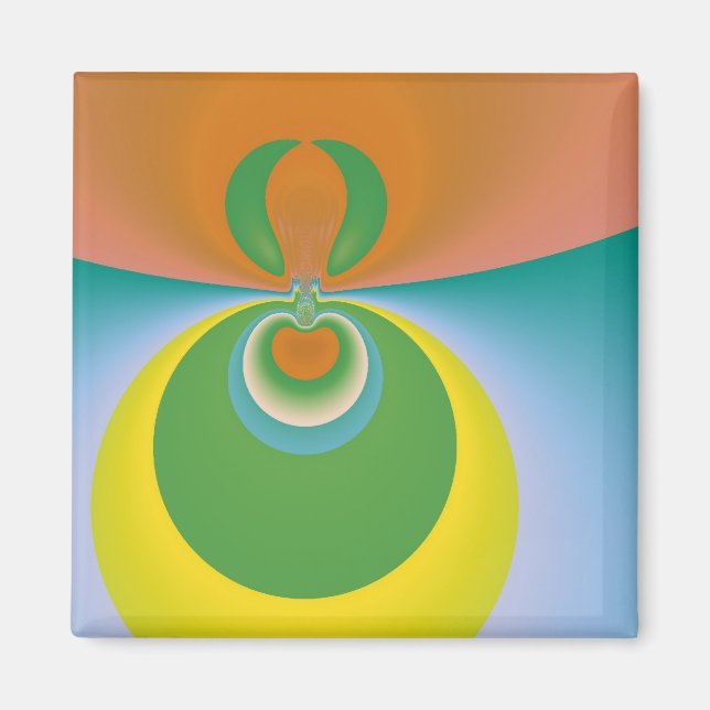 Colourful Space Magnet (Front)