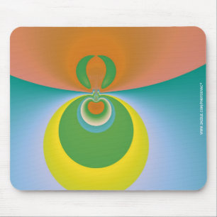 Colourful Space Mouse Pad