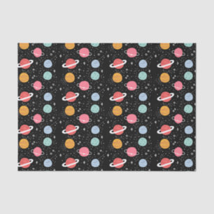 Colourful Space Pattern Tissue Paper