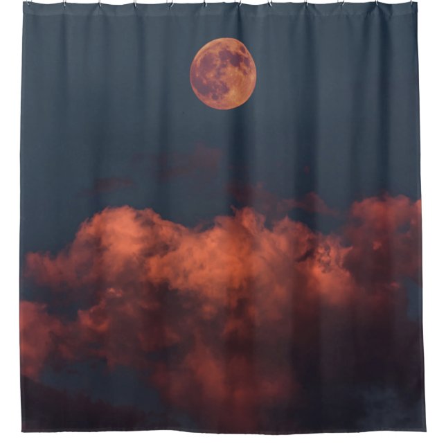Colourful Space Shower Curtain (Front)