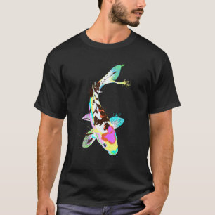 Colourful Spalsh Japanese Fish Koi Carp T-Shirt